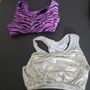 Girls Med-Large Crop or Half-Tops Cheer Dance Gymnastics